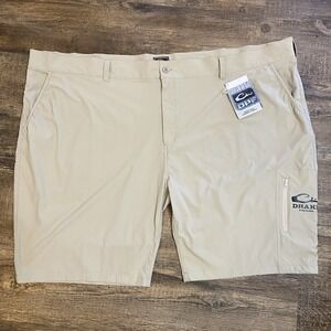 Drake Waterfowl Fishing Shorts Men's 5XL Big & Tall Stretch Utility Performance